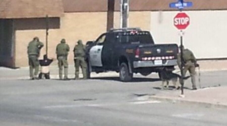 Manhunt Over In Dryden