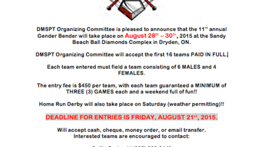Gender Bender Ball Registrations Now Accepted