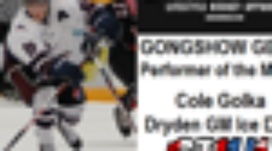 Cole Golka SIJHL Player Of The Month
