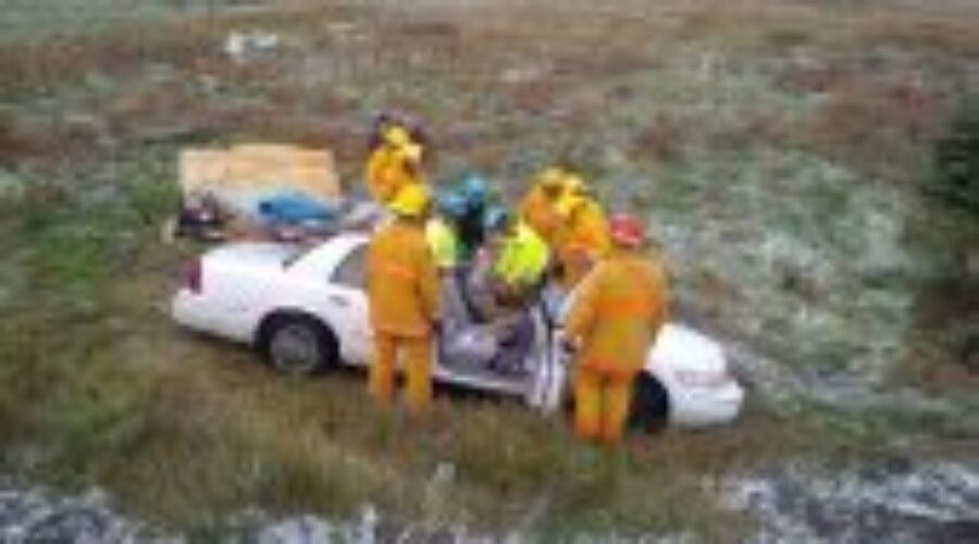 One Person Injured In Single Vehicle Crash