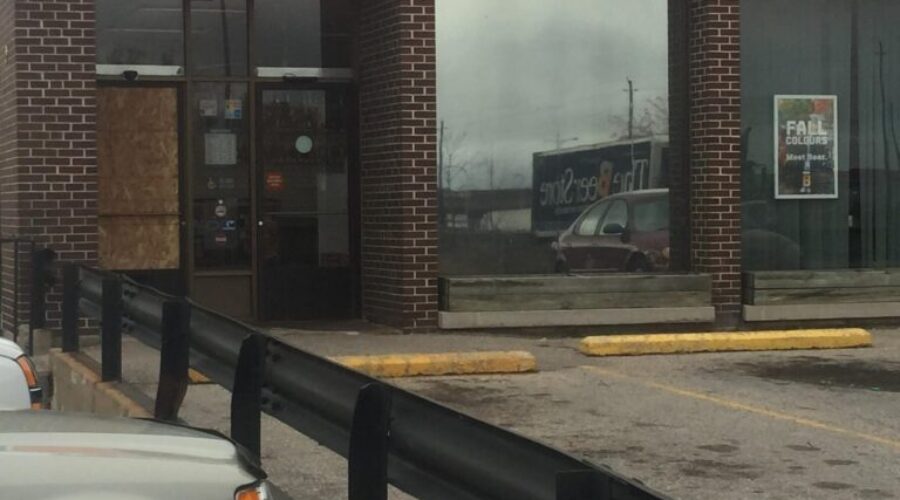 IMG_0243 Dryden Police Investigating “Smash And Grab” At Beer Store