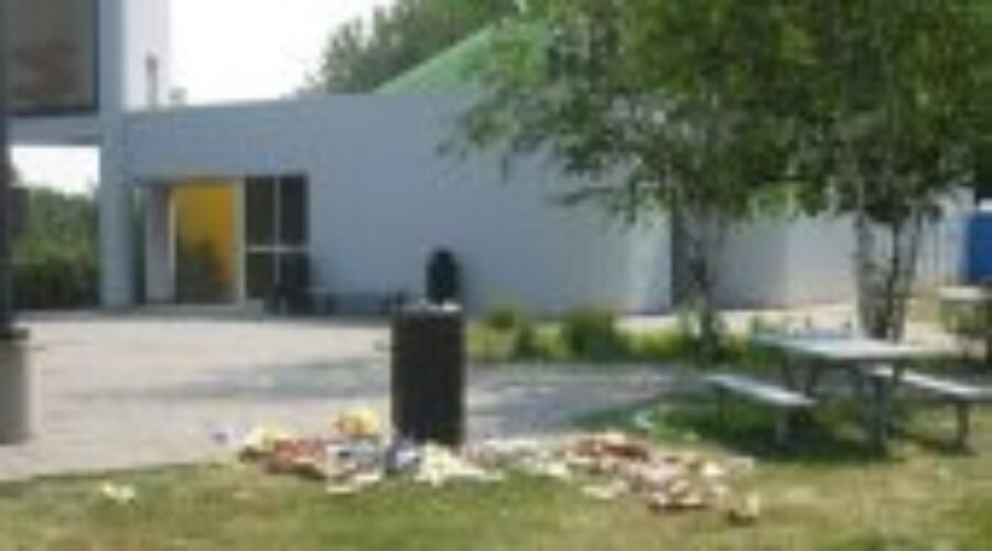 Garbage Building Up At Closed Tourism Centre