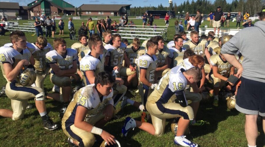 Dryden Eagles In Action On Home Turf