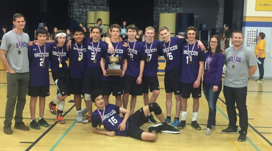 Broncos Outlast Eagles To Win Junior Volleyball Gold