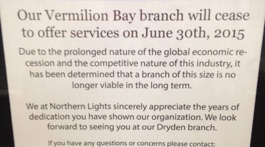 IMG_7730 Vermillion Bay Credit Union Branch To Close