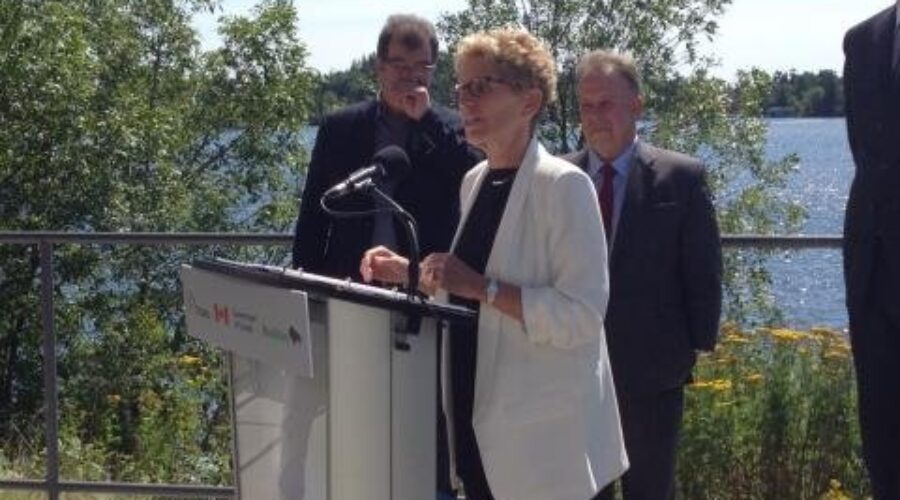 Premier Joining Metis Paddlers