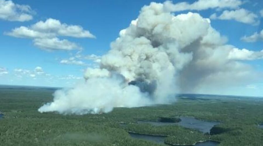 One Forest Fire Now Burning In Northwest