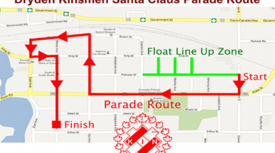 Holiday Train And Santa Claus Parade In Dryden