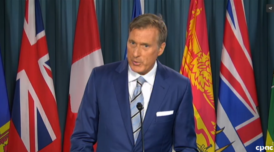 In Blistering Speech Blasting Federal Conservative Leader, Bernier Quits CPC