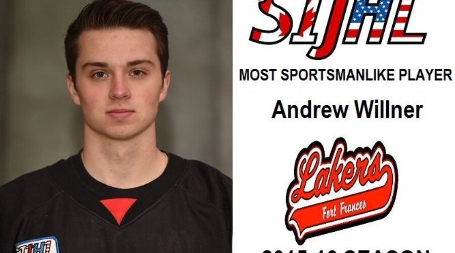 Andrew Willner Wins Most Sportsmanlike Player Award