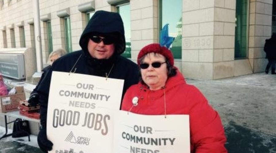 OPSEU-Rally-2_0 Government Workers In Thunder Bay Rally For Better Offer