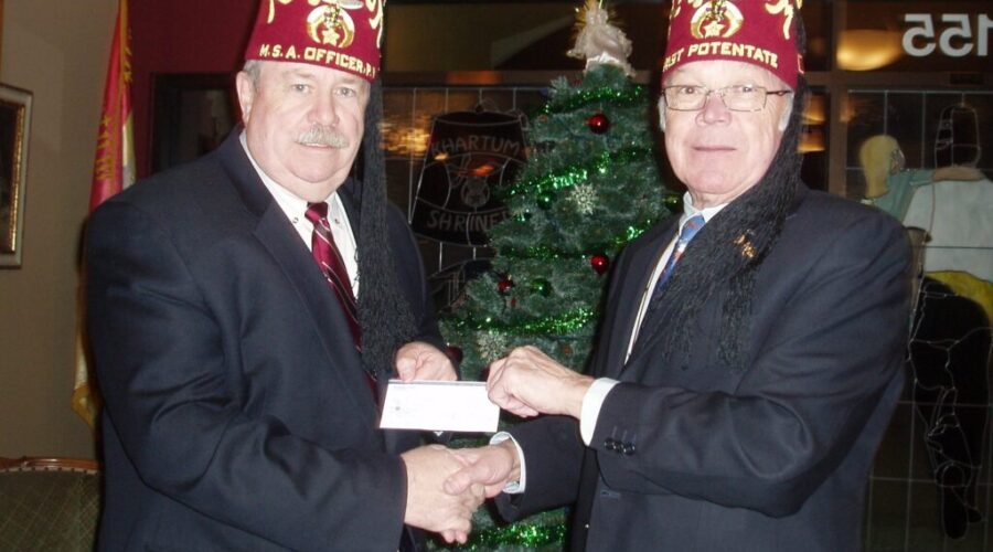 Dryden Shriners Donate $6,000