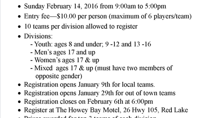 Howey Bay Pond Hockey Cup