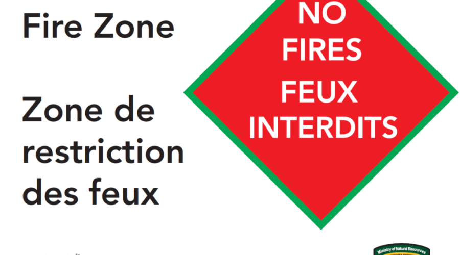 Restricted Fire Zone Declared