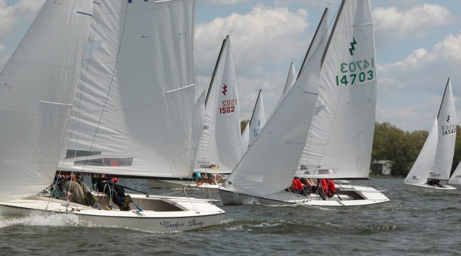 World Class Sailing Race Hitting Dryden