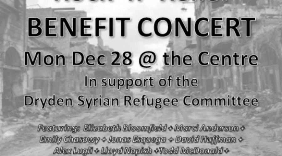 Fundraising Concert For Syrian Family; Donations Continue To Come In
