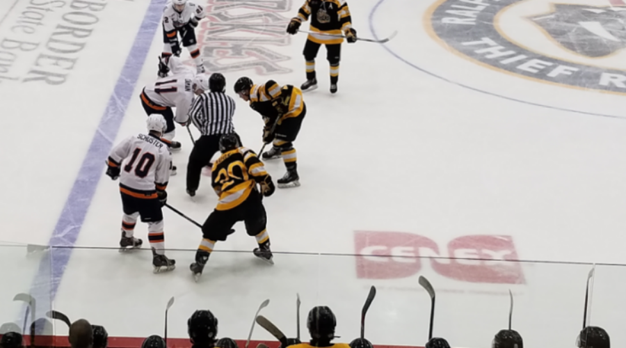 Miners Move One Point Behind First Place North Stars