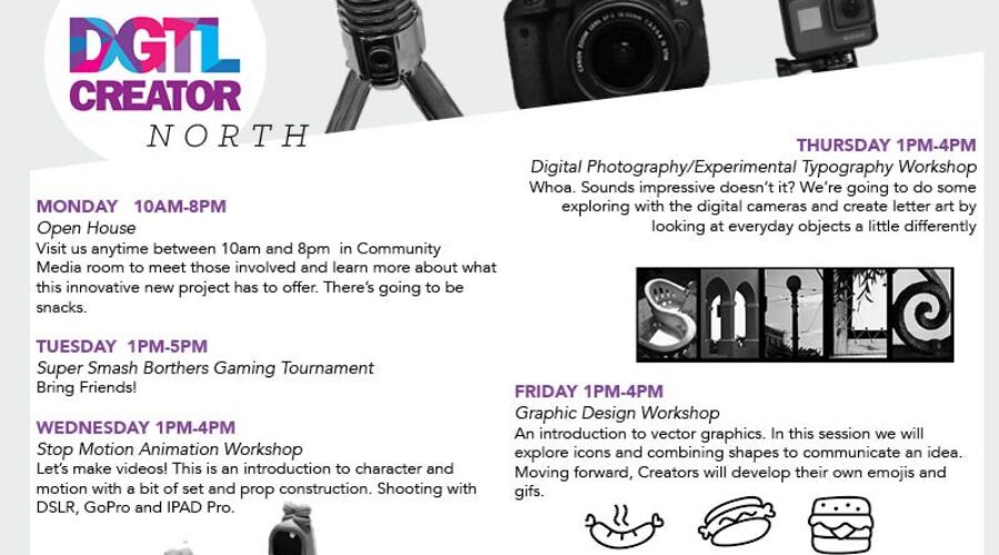 Digital Creator North Project Open House