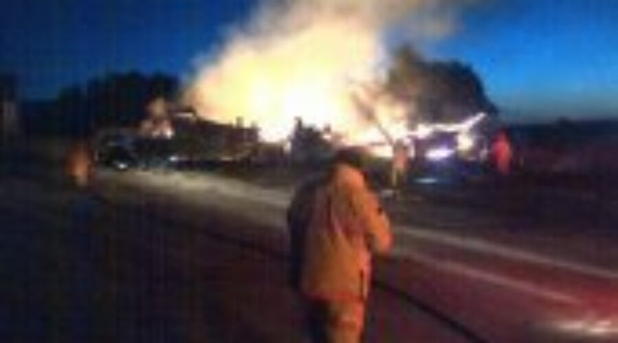 Rural Barn Destroyed In Large Fire