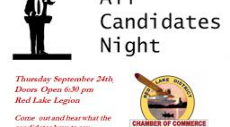 All-Candidates Forum Tonight In Red Lake