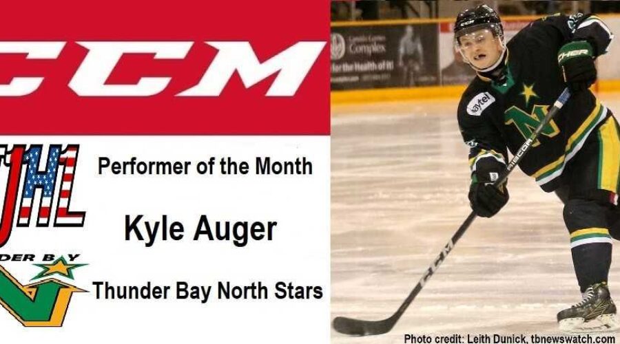 Kyle Auger Named SIJHL Top Player In February