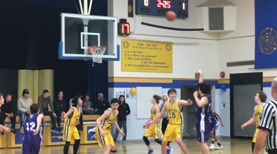 Dryden Junior Boys Fall In Basketball Semi