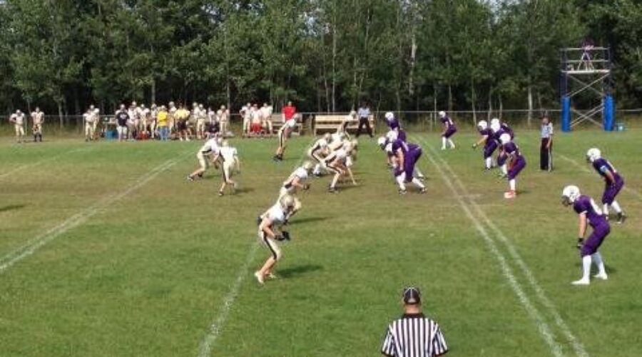 Eagles And Broncos Clash In Exhibition Game In Dryden