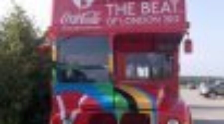 Watch For Olympic Double-Decker Bus on Hwy 17 E