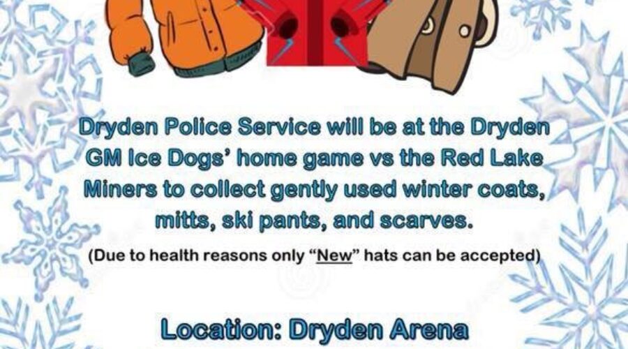 Dryden Police Coat Drive Starts Today