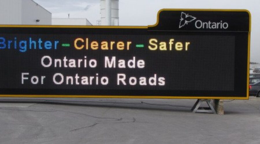 New Electronic Signs In Ontario