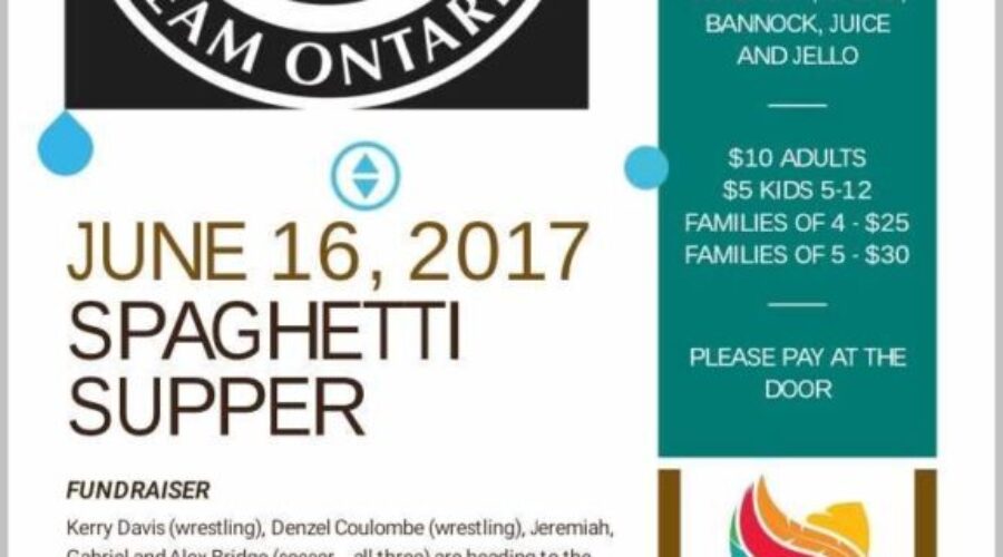 Spaghetti Supper Fundraiser In Sioux Lookout