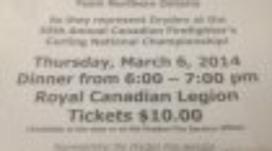 dinnermmm Spaghetti Fundraiser For Dryden Curling Team