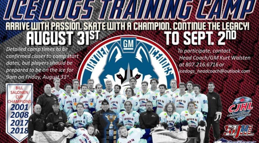 Ice Dogs Set Main Camp Dates