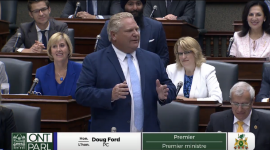 Ontario Legislature Being Recalled Today