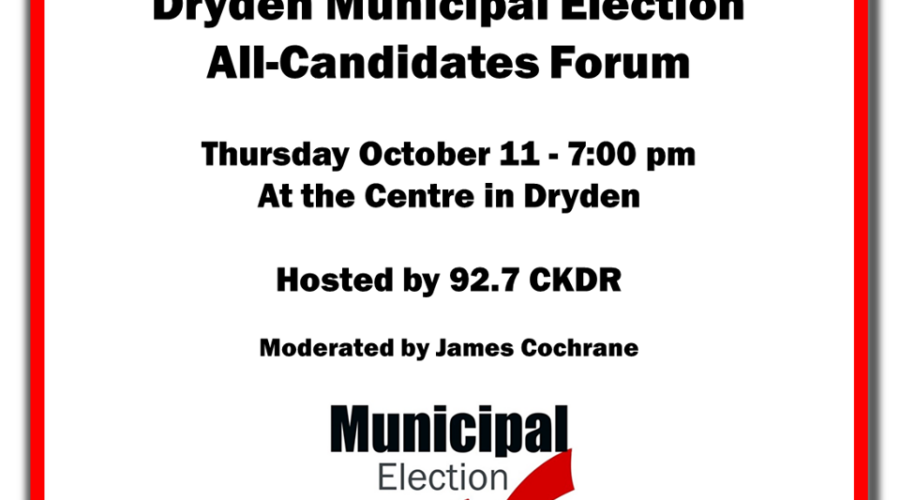 Tuesday Deadline To Submit Dryden Election Questions