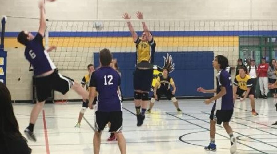 First Place On The Line Today For Dryden H.S. Jr. Boys Volleyball Team