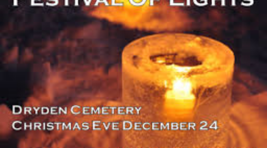 Preparing For Festival Of Lights In Dryden
