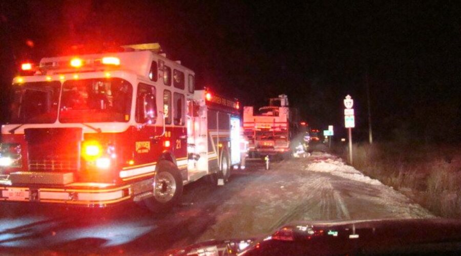 Highway 17 Transport Fire Put Out By Dryden Fire Service