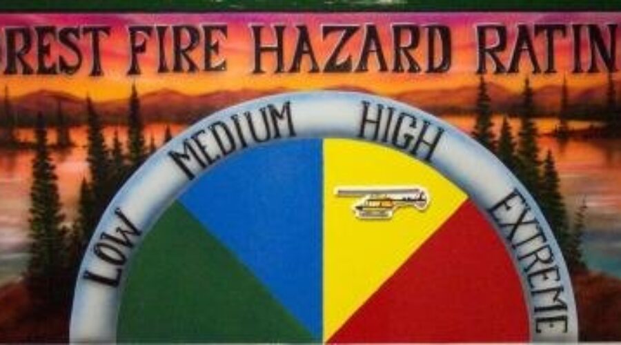 Fire Hazard Jumps To High/Extreme