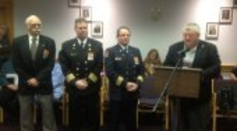 Dryden Council Recognizes Firefighters
