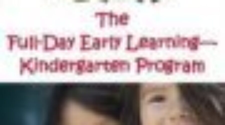 Full-day Kindergarten Registration Now Underway.