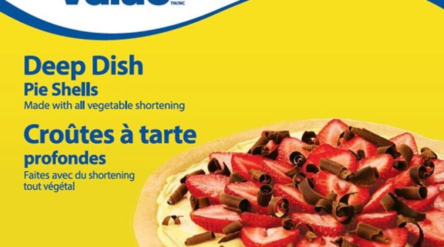 great CFIA Issues National Recall For Great Value and No Name Pie And Tart Shells