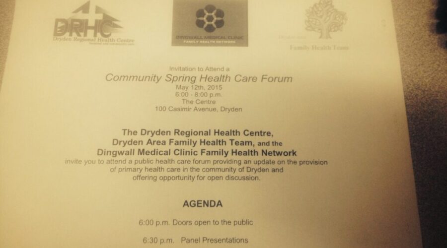 Health Care Forum Being Held In Dryden