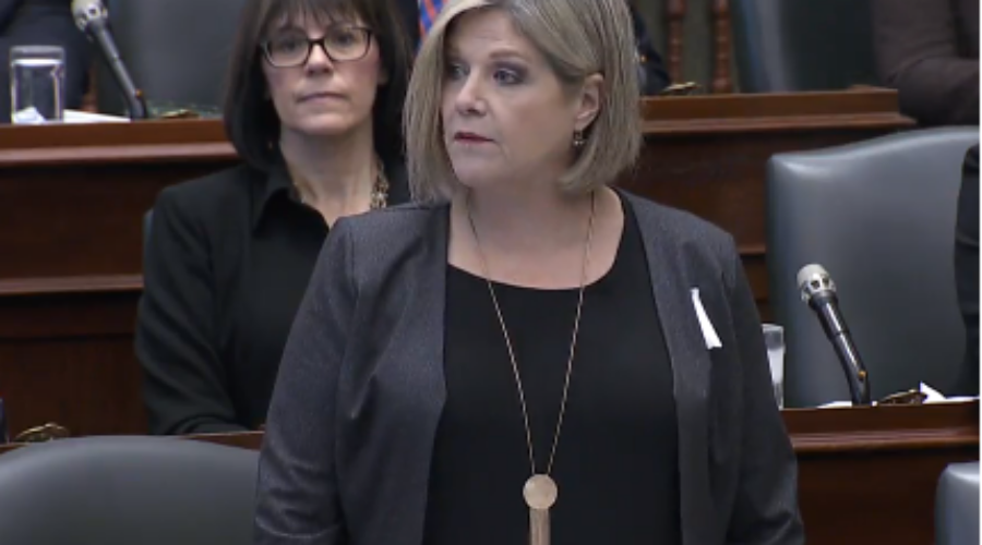 horwath-legislature_0 NDP Raise Concerns Over Pre-Pay Hydro Meters