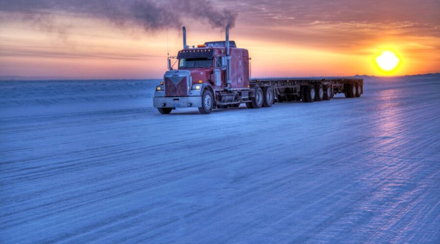 iceroad18wheeler Almost 6 Million for Winter Roads