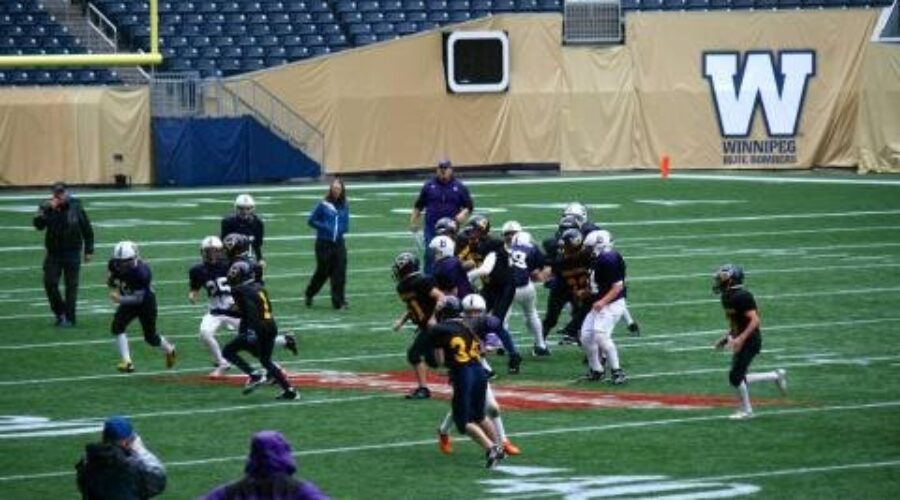 jv20broncos_1 Dryden Falcons In Action On The Big Stage In Winnipeg