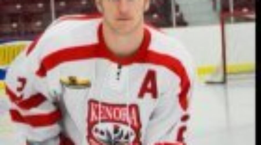 Ice Dogs Sign Dryden Player
