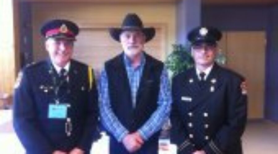The “Real Mantracker” Visits Dryden