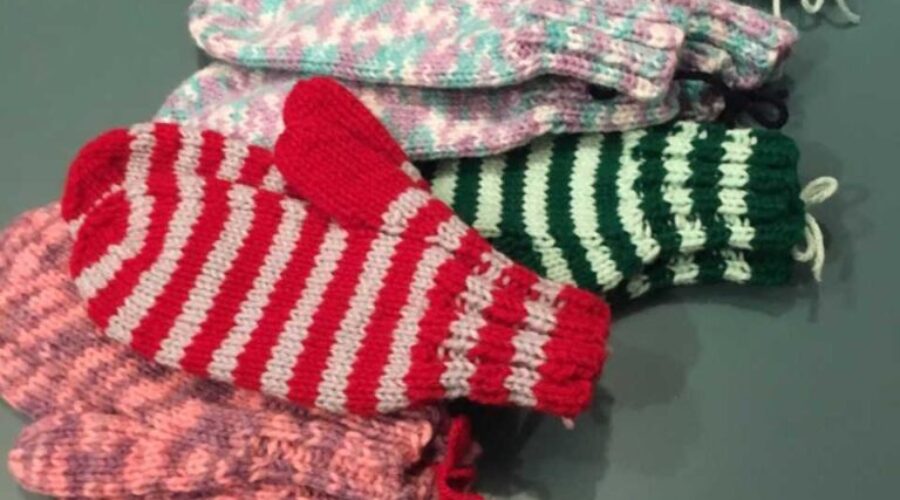 Dryden Woman Launches Winter Mitt Program
