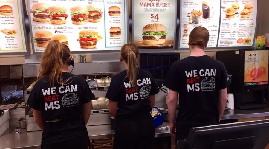 Dryden/Kenora Lead The Way In Teen Burger Sales To Help MS Society